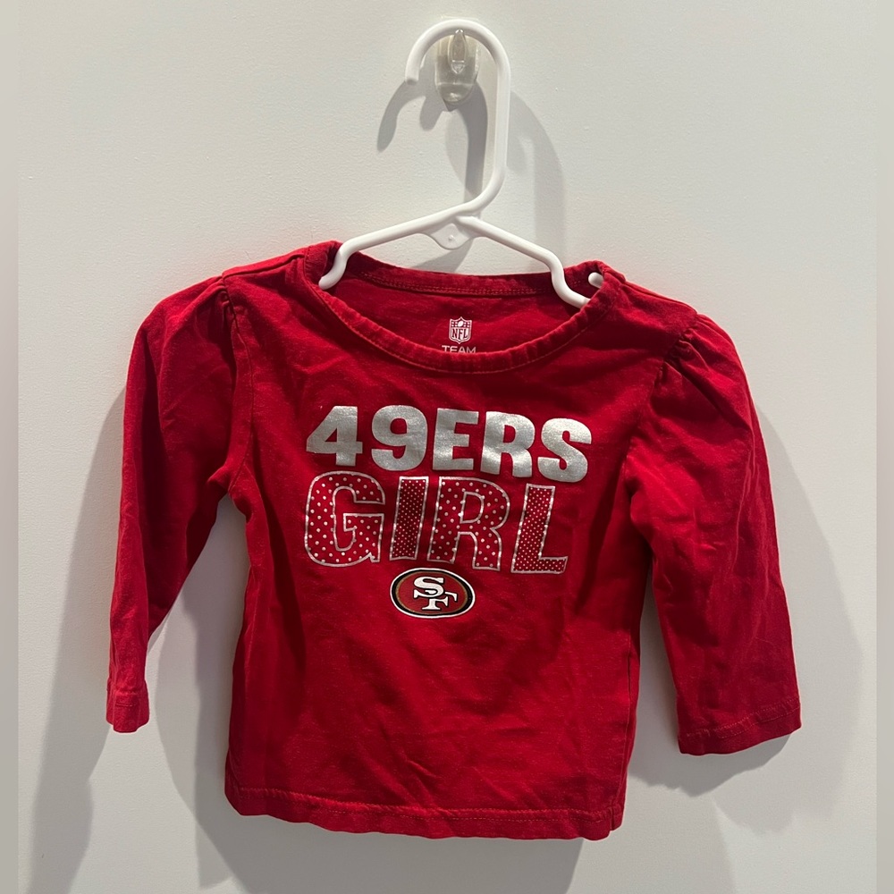 49ers Girl Long Sleeve Shirt